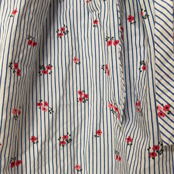 Sleeveless Collared Carter’s Striped Floral Dress - Picture 4 of 5